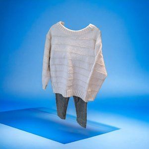 Girls 2-pc Set Sweater/Pant Sz 3T DNKY Crm/Gry School Play Casual Travel Gift